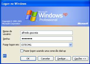 Exemplo Logon